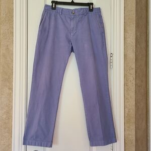 Vineyard Vines Slim Fit Breaker Pant Trousers Blue 32 x 30